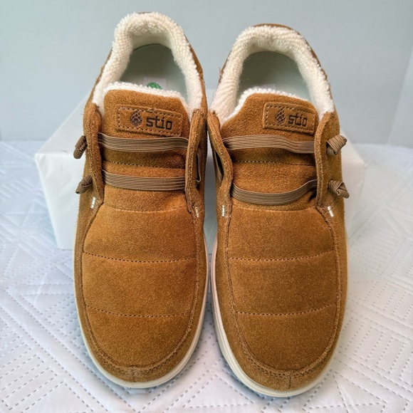 Stio Colter Low Slip On Suede Shoes Wool Blend lining Size 8 - Picture 2 of 11